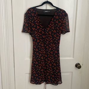 Floral effortless sun dress